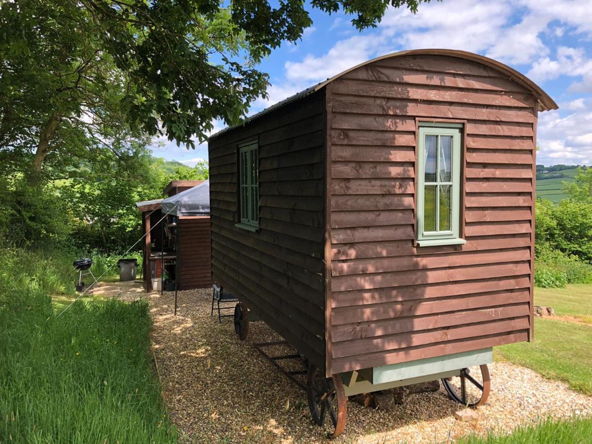 The Shepherds Hut At The Shippen, Tiphayes Honiton Exteriör bild